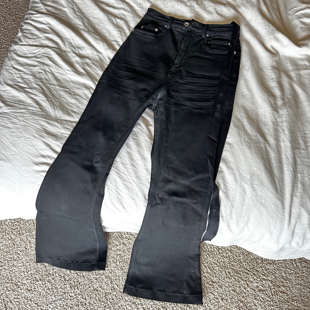 Rick Owens Bolan Bootcut Jeans - Black size 28